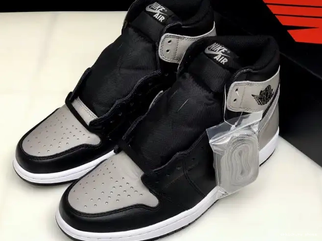 Rep High Air OG Black Grey 555088-013 Retro Jordan 1 Shadow 0323